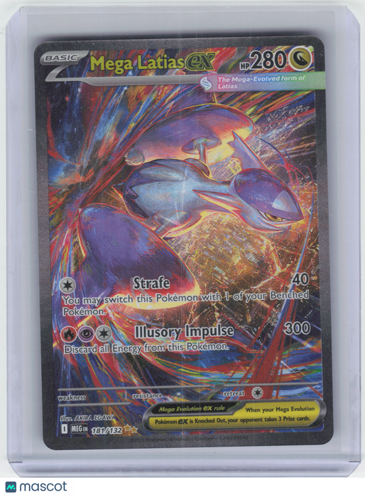 2015 Pokemon Mega Latias EX Mega Evolutions Special Illustration Rare #181 NM