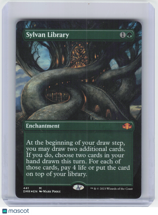 2023 Magic: The Gathering—Sylvan Library #441 Dominaria Remastered— Borderless