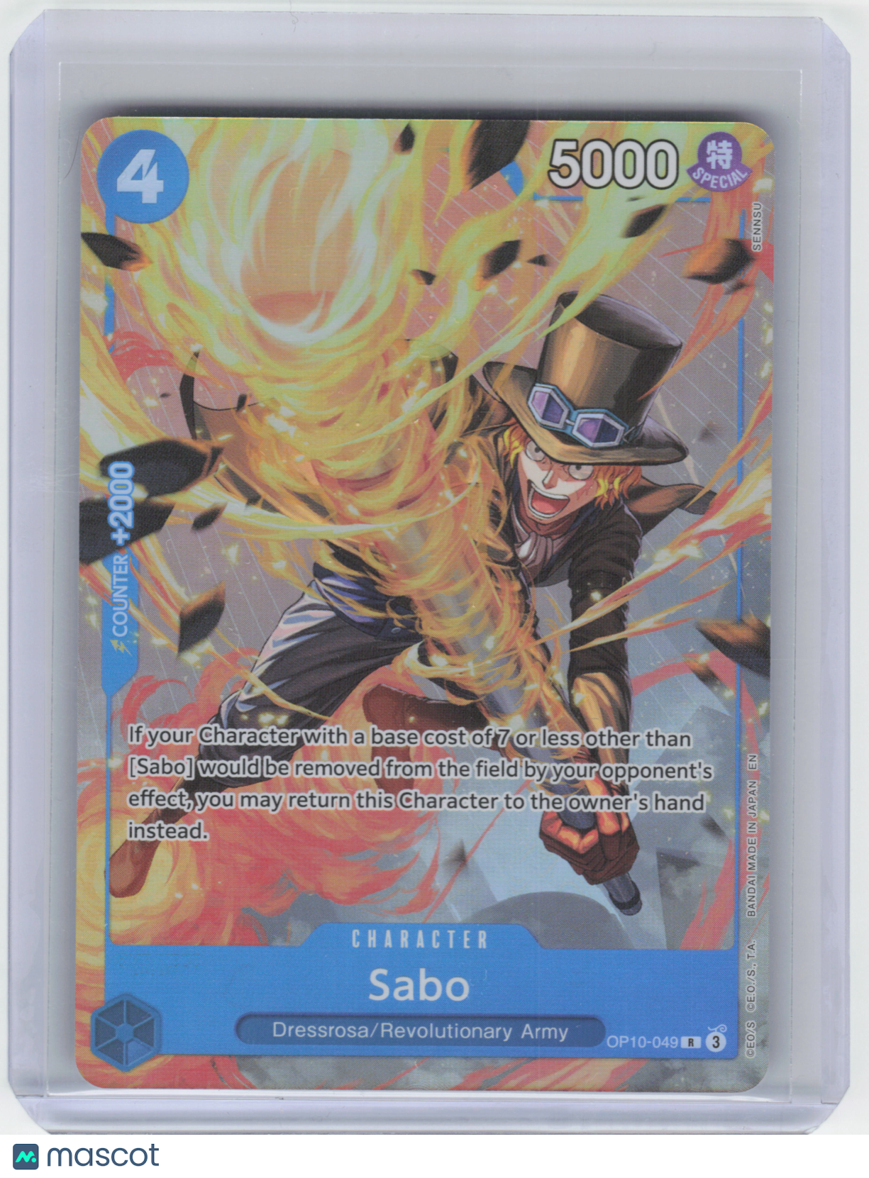 2024 One Piece Card Game Sabo Royal Blood Rare Foil #OP10-049