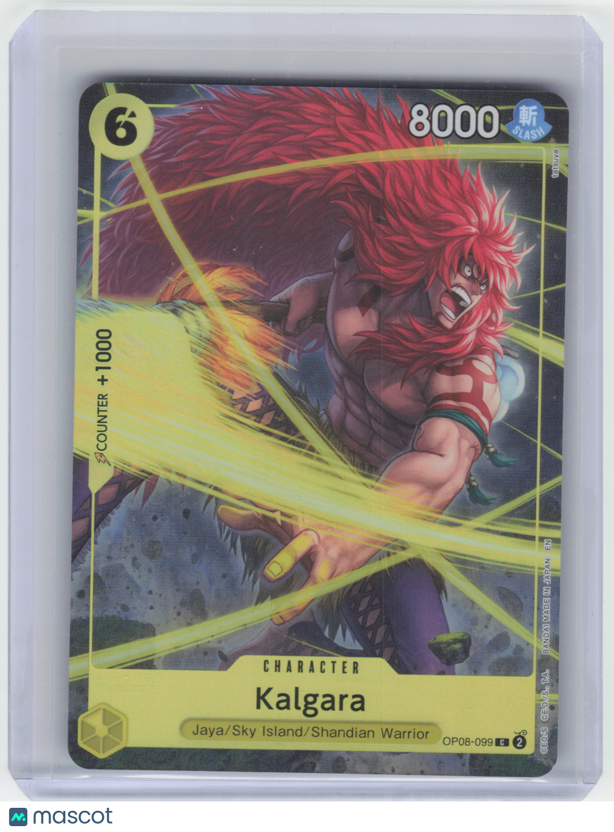 2024 One Piece Card Game Kalgara Two Legends Common Foil #OP08-099