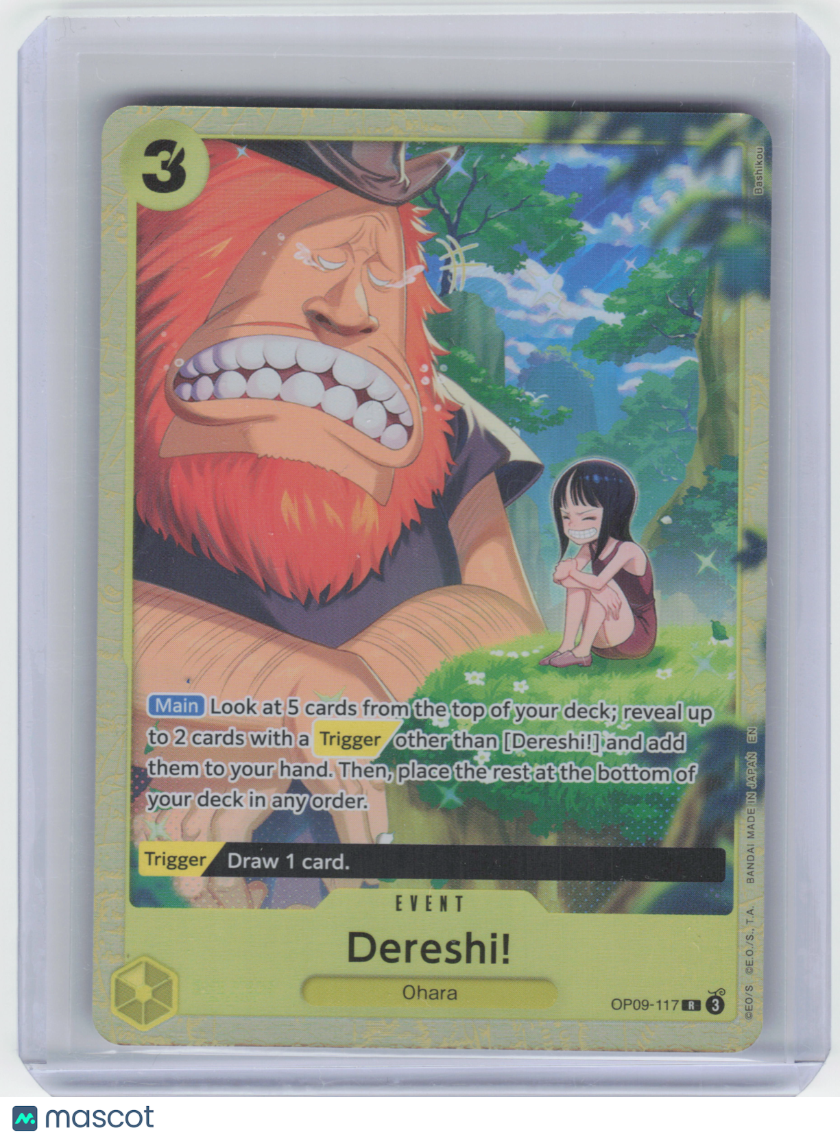 2024 One Piece Card Game Dereshi! Emperors in the New World Rare Foil #OP09-117