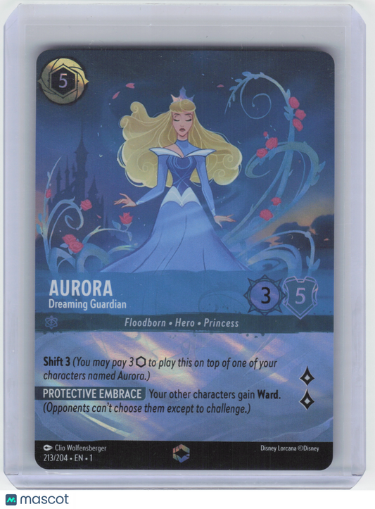 2023 Disney Lorcana Aurora The First Chapter Enchanted Foil #213 Lightly Played