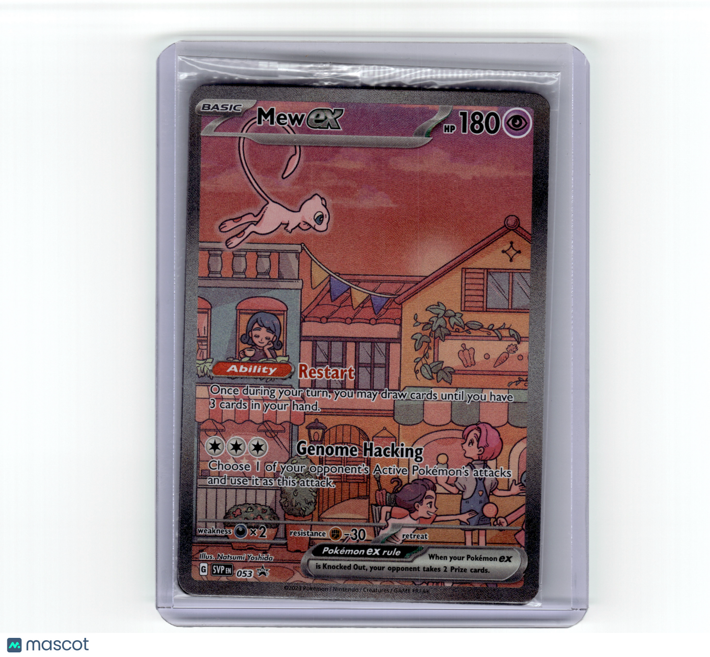 2023 Pokemon Mew EX Scarlet & Violet Black Star Promo Holo #SVP EN 053 (Sealed)