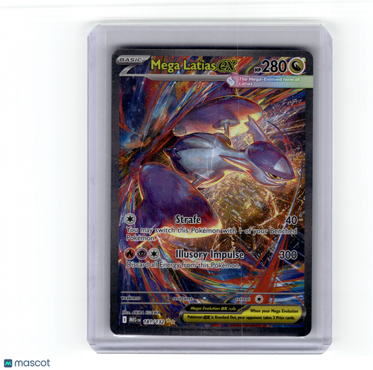 2025 Pokemon Mega Latias EX Mega Evolutions SIR #102/108 Lightly Played