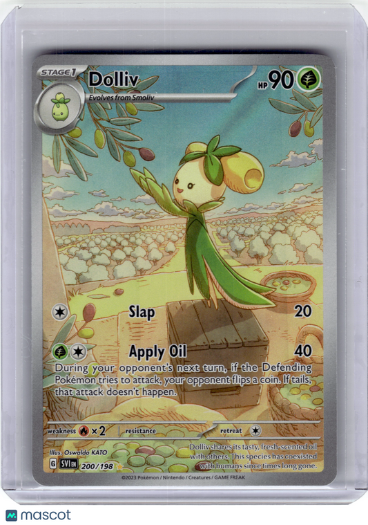 2023 Pokemon Dolliv Scarlet & Violet Illustration Rare Holo #200/198 Near Mint