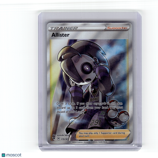 2020 Pokemon Allister Vivid Voltage Ultra Rare Holo #179/185 Near Mint