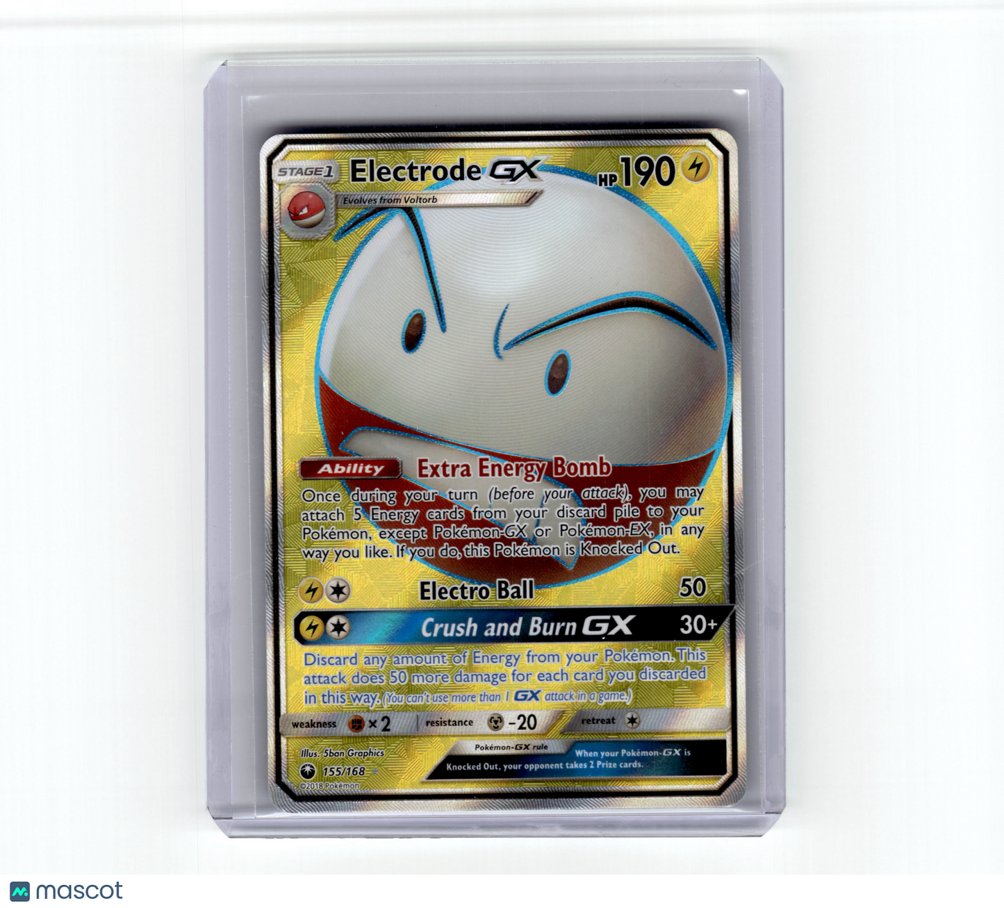 2018 Pokemon Electrode GX Celestial Storm Ultra Rare Holo #155/168 Near Mint