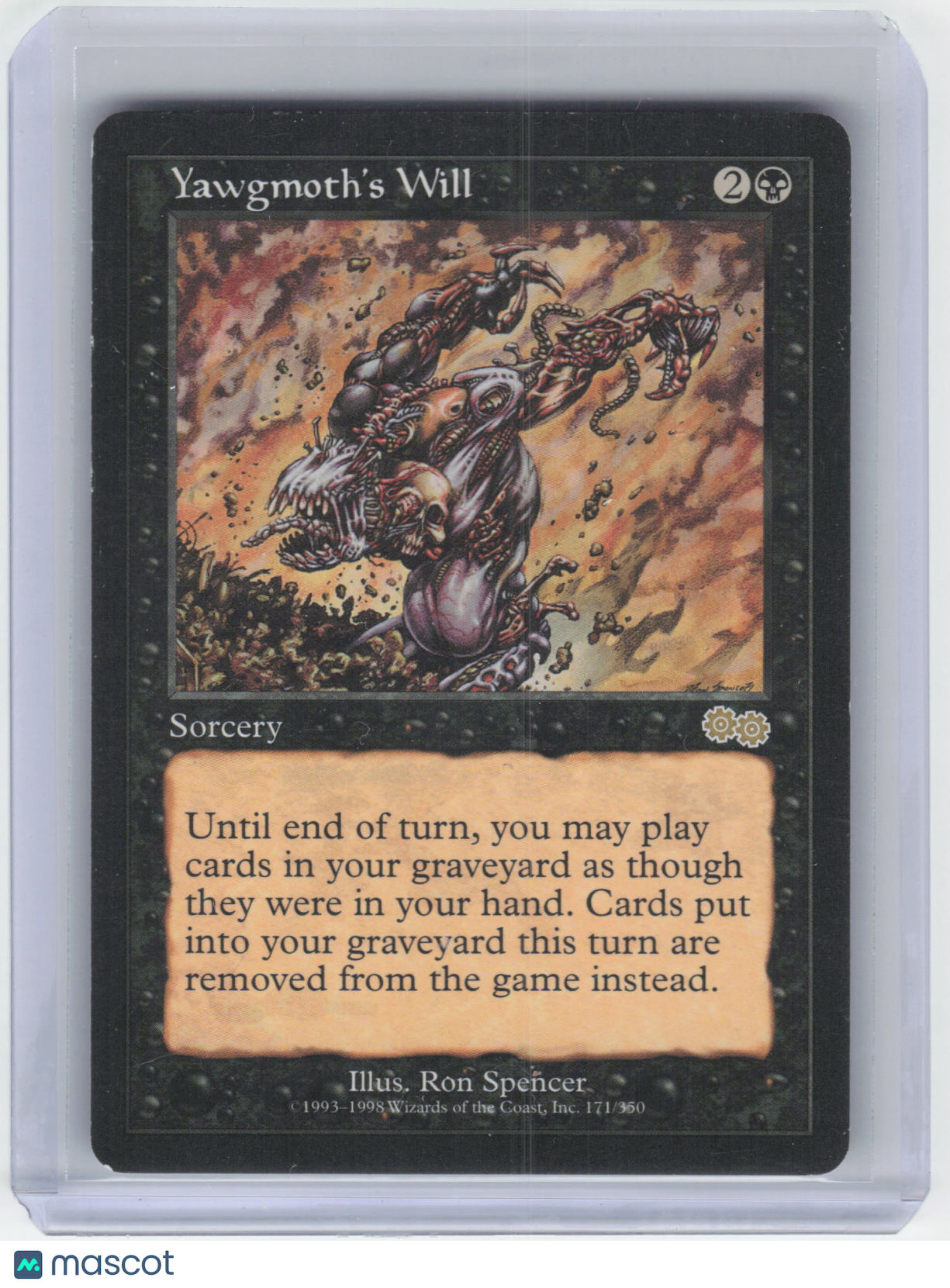 1998 Magic: The Gathering Yawgmoth's Will #171/350 Urza's Saga (USG) Rare