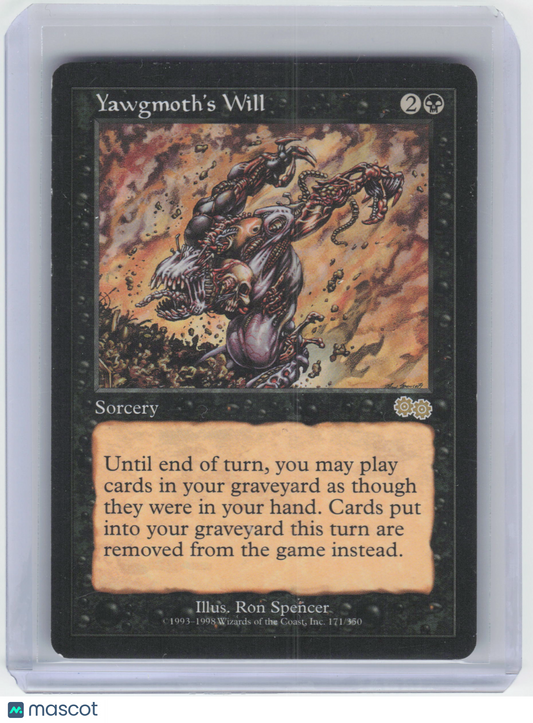 1998 Magic: The Gathering Yawgmoth's Will #171/350 Urza's Saga (USG) Rare