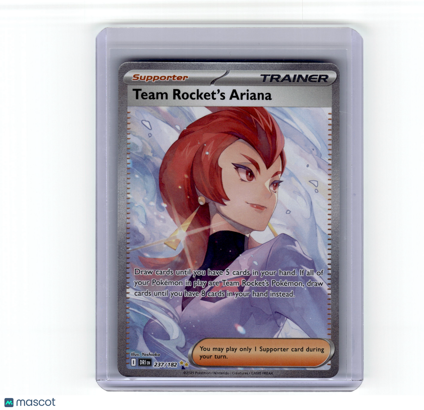 2025 Pokemon Team Rocket's Ariana Destined Rivals #237/182 Near Mint