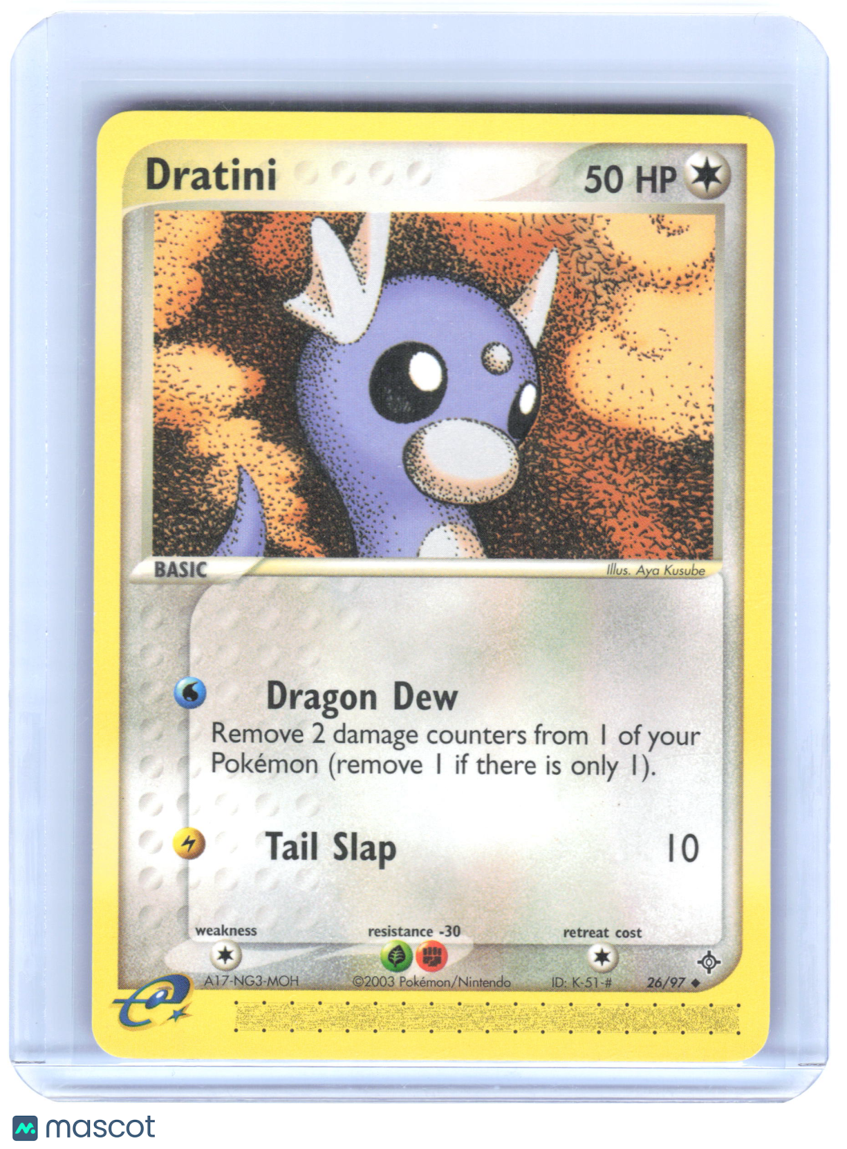 2003 Pokemon Dratini #26/97 EX Dragon Uncommon Non-Foil
