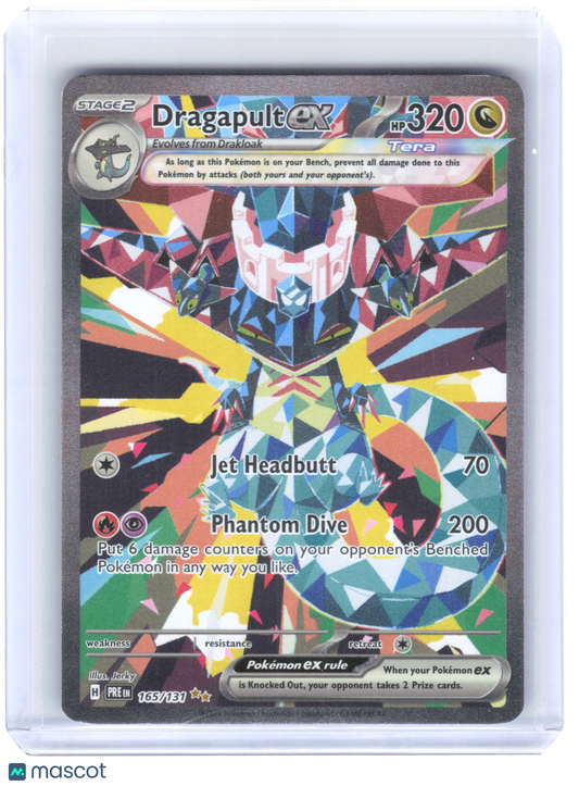 2025 Pokemon Dragapult ex #165/131 Prismatic Evolutions SIR Holo