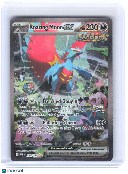 2023 Pokemon Roaring Moon ex #251/182 Paradox Rift SIR Holo