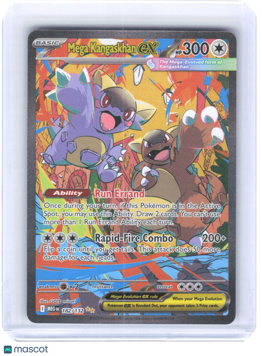 2025 Pokemon Mega Kangaskhan ex #182/132 Mega Evolution SIR Holo