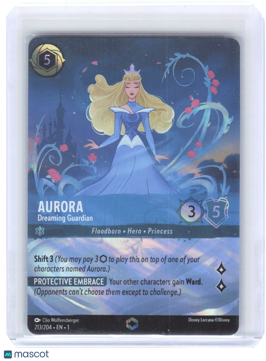 2023 Lorcana Aurora, Dreaming Guardian #213 The First Chapter Enchanted [LP]
