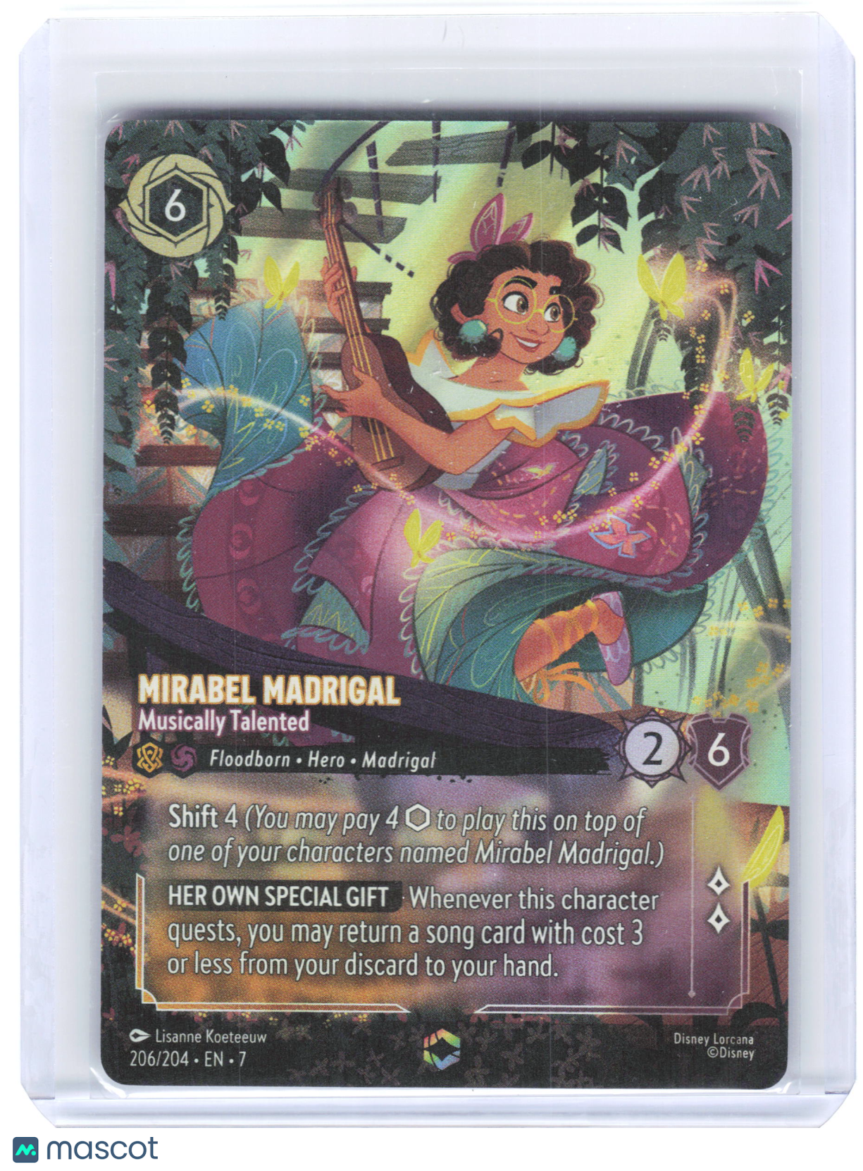 2025 Lorcana Mirabel Madrigal, Musically Talented #206/204 Archazia's Island