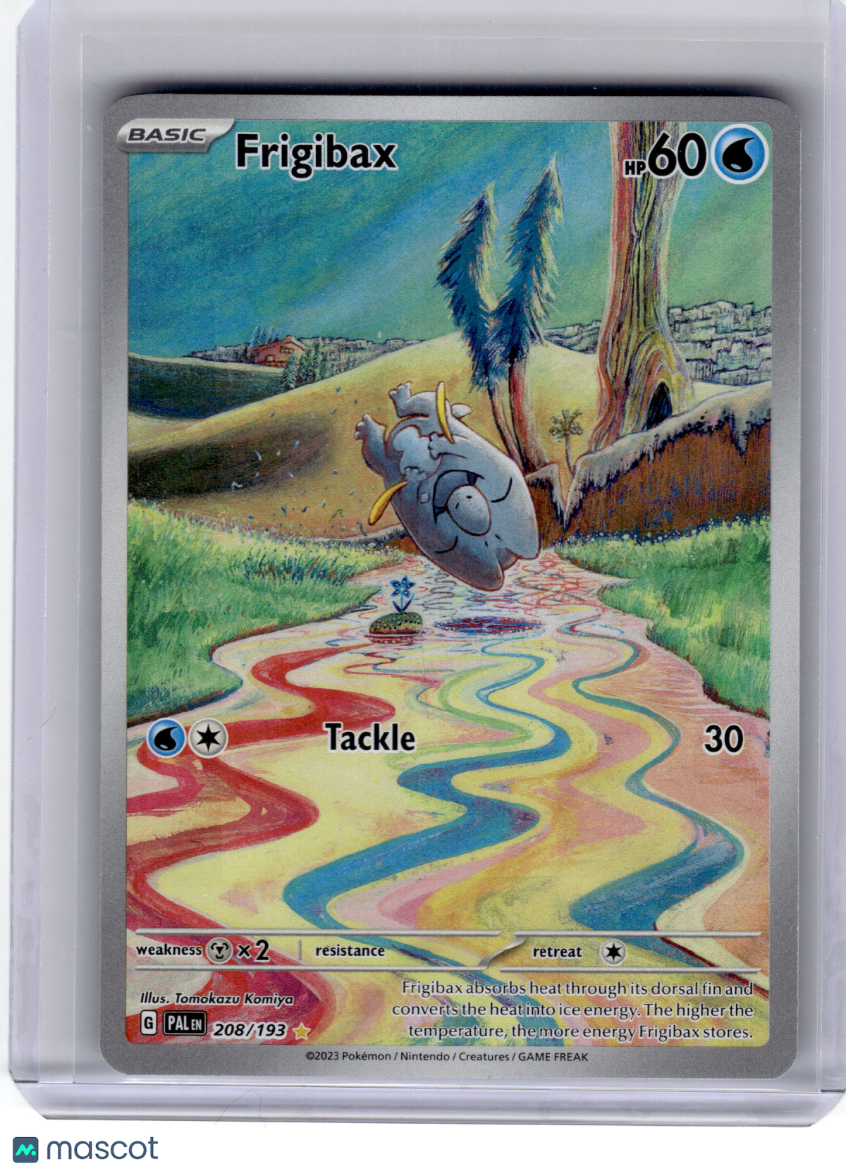 2023 Pokemon Frigibax Paldea Evolved Illustration Rare Holo #208 Near Mint