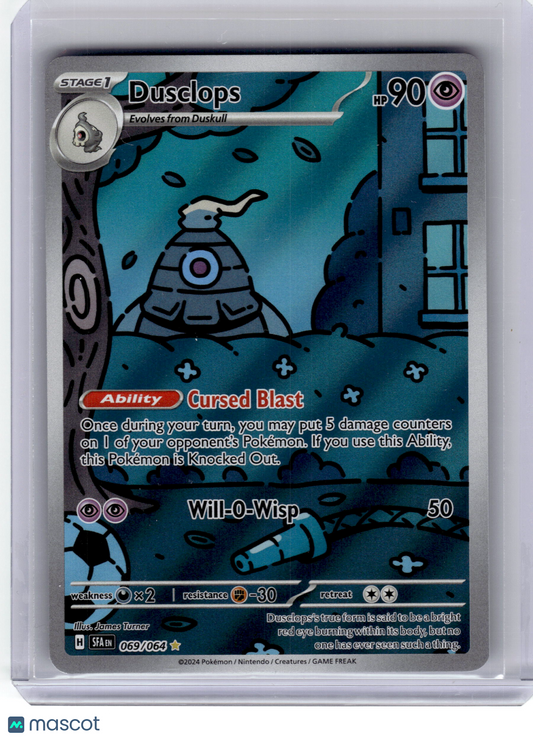 2024 Pokemon Dusclops Shrouded Fable Illustration Rare Holo #69 Near Mint