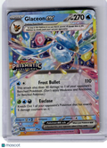 2025 Pokemon Glaceon EX Prismatic Evolutions Double Rare Holo #26 [Master Ball]