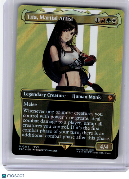 2025 Magic: TG Tifa, Martial Artist Final Fantasy Surge Foil #214 Borderless