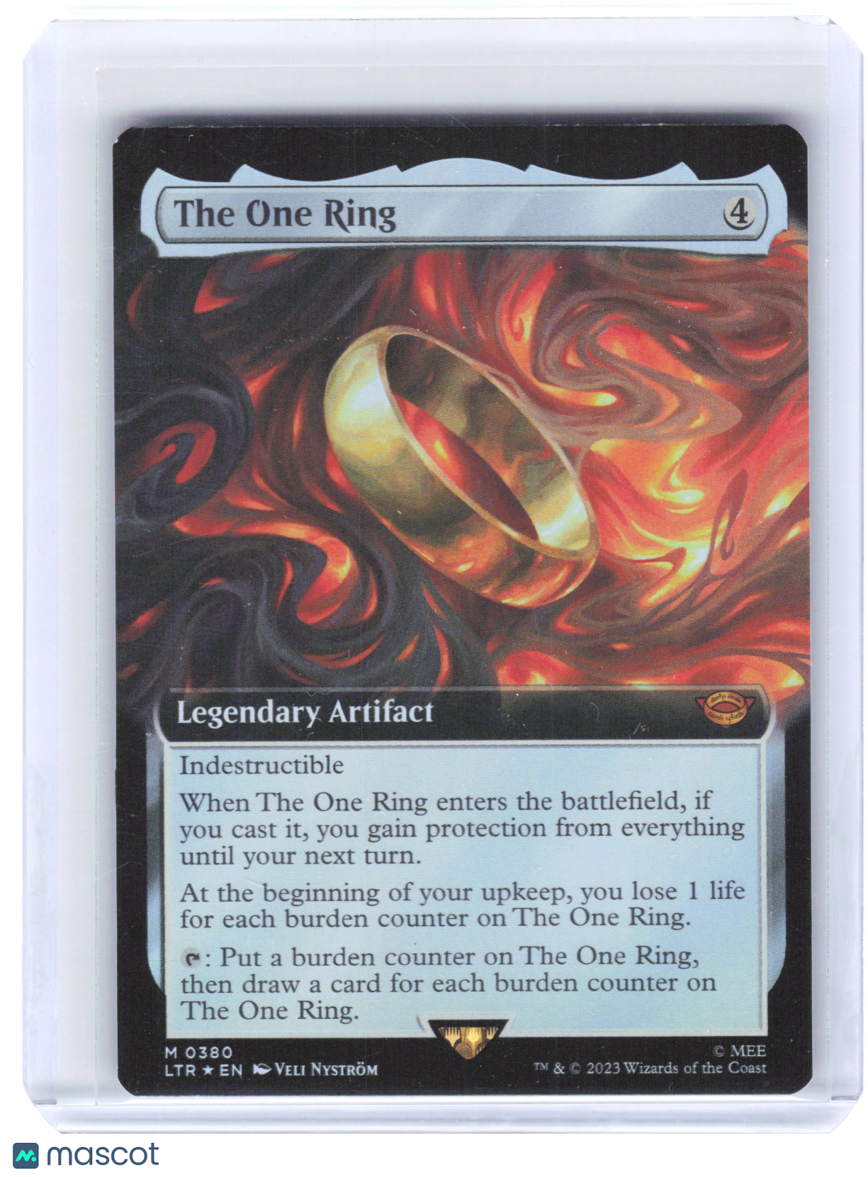 2023 Magic: TG—The One Ring #380 LTR—Mythic Foil (Extended Art) [Lightly Played]