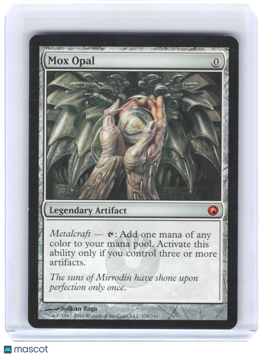 2010 Magic: The Gathering—Mox Opal #179 Scars of Mirrodin—Mythic Non-Foil [LP]