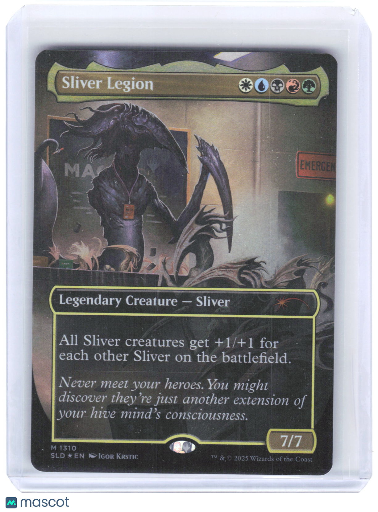 2025 Magic: The Gathering—Sliver Legion #1310 Secret Lair Drop—M Rainbow Foil