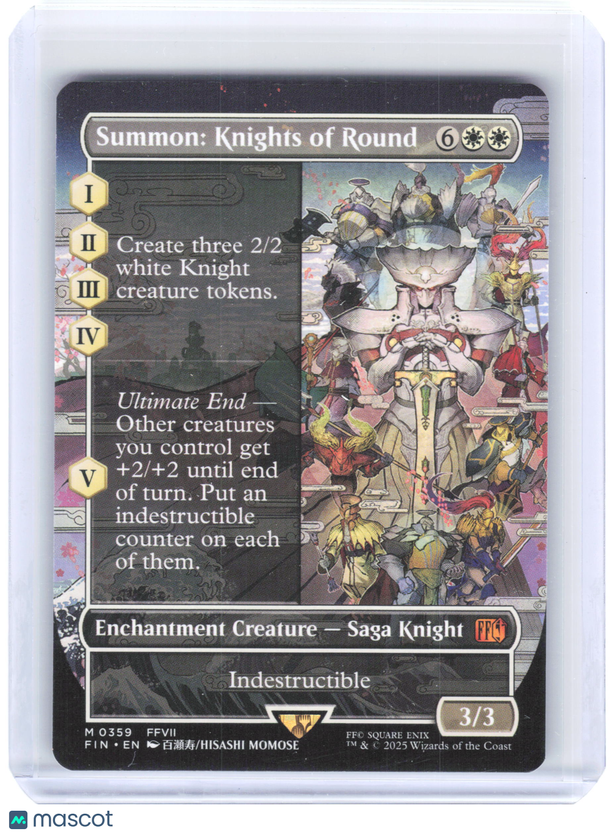 2023 Magic: The Gathering—Summon: Knights of Round #359 Final Fantasy—M Non-Foil