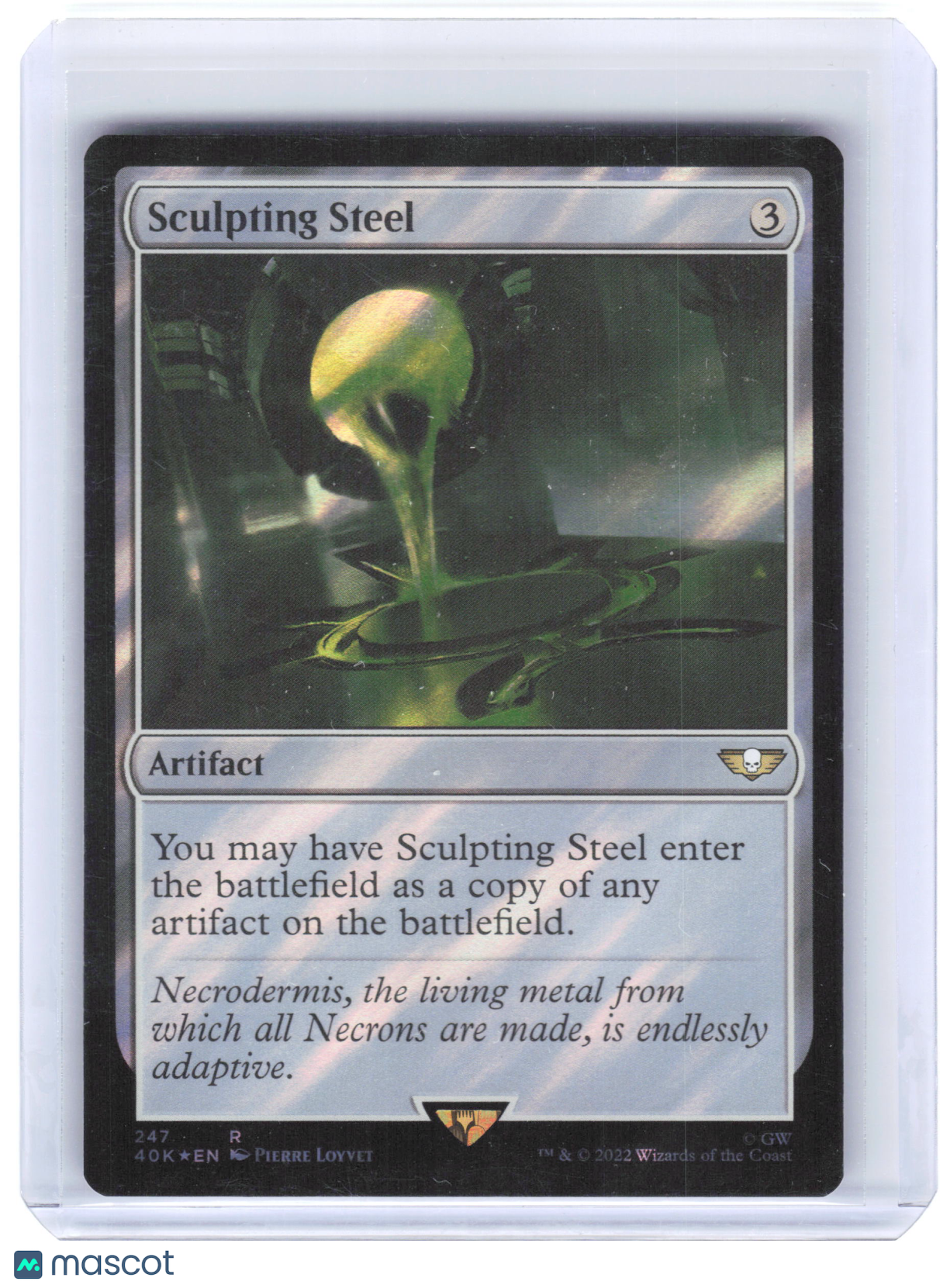 2022 Magic: The Gathering—Sculpting Steel #247 Warhammer 40,000—Rare Surge Foil