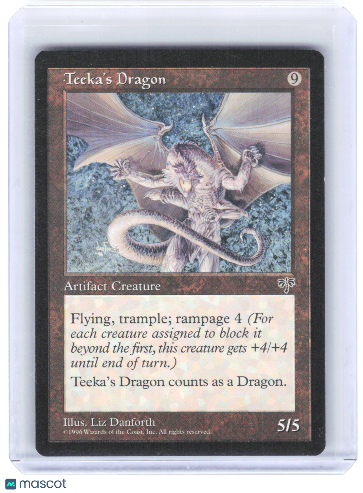 1996 Magic: The Gathering—Teeka's Dragon #320 Mirage—Non-Foil [Lightly Played]