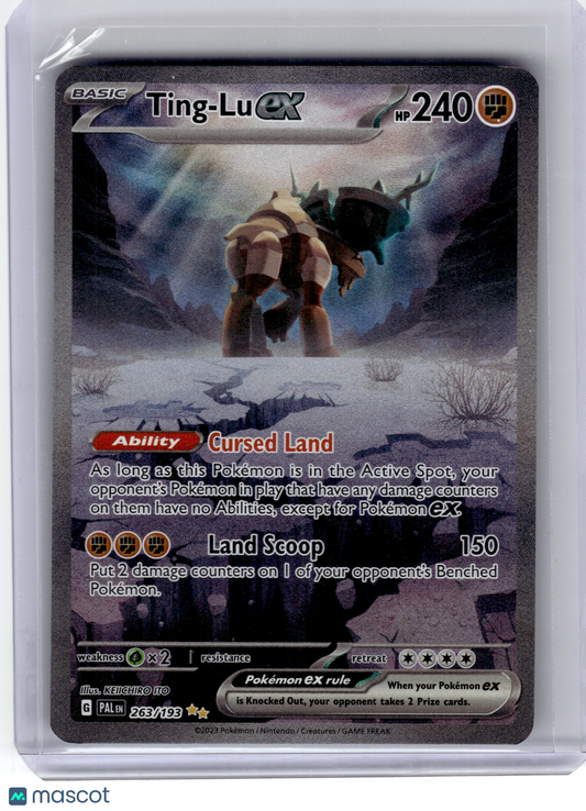 2023 Pokemon Ting-Lu EX Paldea Evolved Special Illustration Rare #263 Near Mint