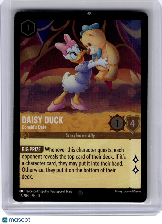 2023 Disney Lorcana Daisy Duck Shimmering Skies Super Rare #16