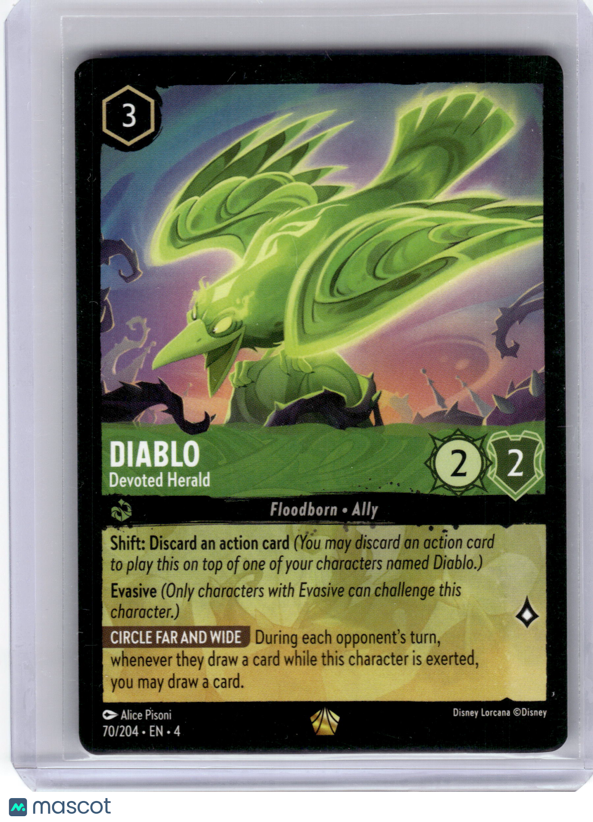 2023 Disney Lorcana Diablo Ursula's Return Legendary #70