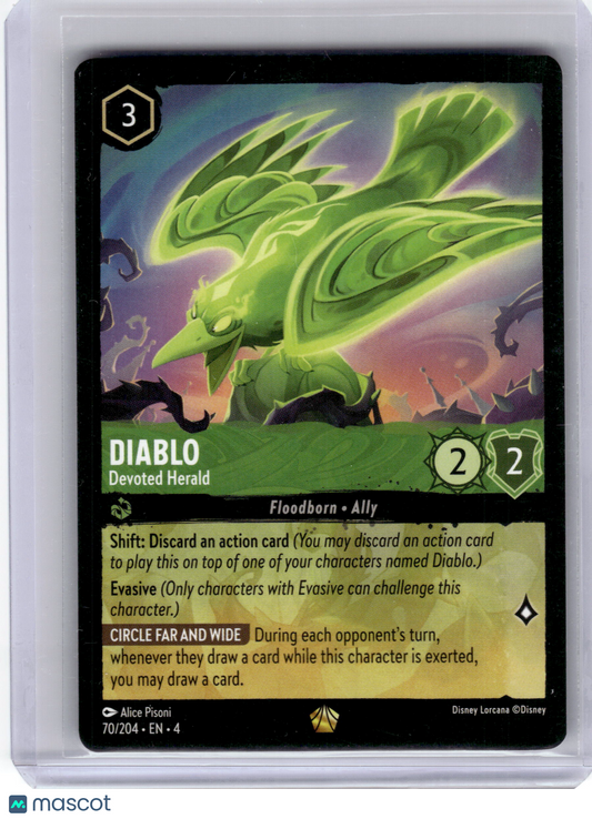 2023 Disney Lorcana Diablo Ursula's Return Legendary #70