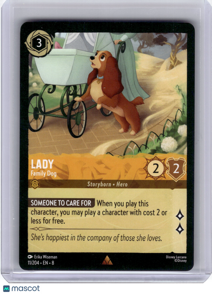 2025 Disney Lorcana—Lady #11 Reign of Jafar—