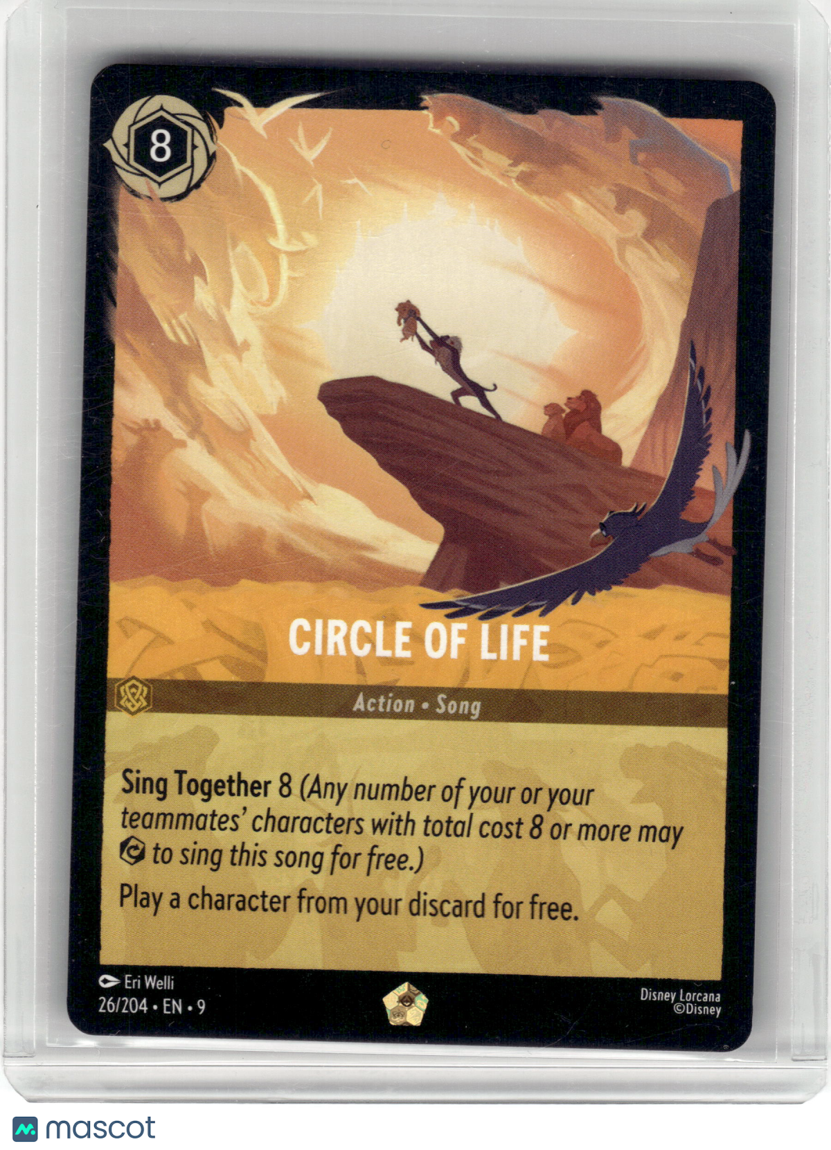 2025 Disney Lorcana Circle of Life Fabled Legendary #26