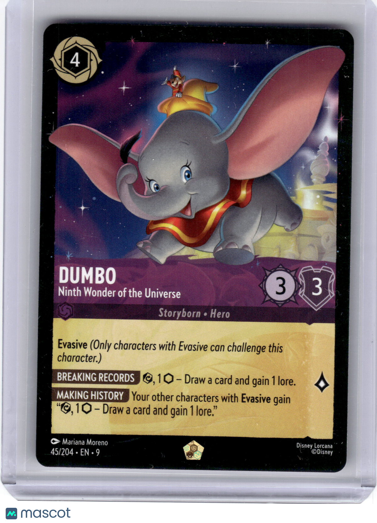 2025 Disney Lorcana Dumbo Fabled Legendary #45