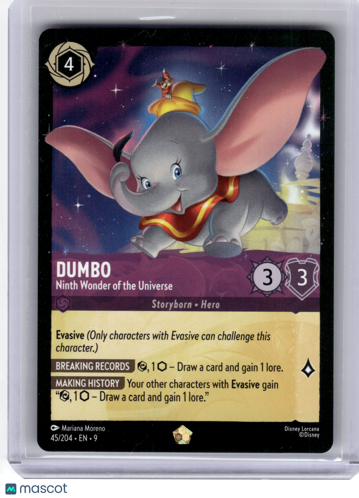 2025 Disney Lorcana Dumbo Fabled Legendary #45