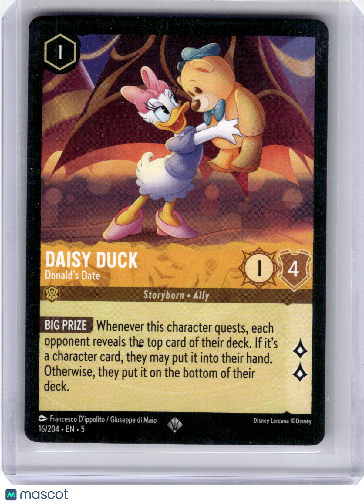 2024 Disney Lorcana Daisy Duck Shimmering Skies Super Rare #16