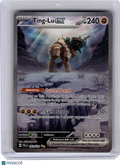 2023 Pokemon Ting-Lu EX Paldea Evolved Special Illustration Rare #263 Near Mint