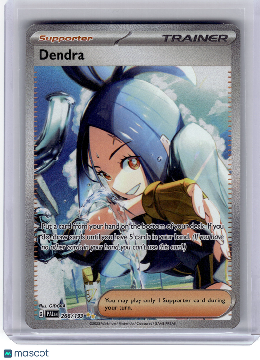 2023 Pokemon—Dendra #266/193 Paldea Evolved— Near Mint FA