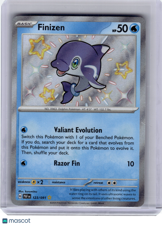 2024 Pokemon Finizen Paldean Fates Shiny Rare Holo #123/91 Near Mint