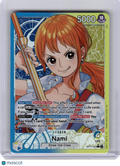 2022 One Piece Card Game Nami A Fist of Divine Speed Leader #OP11-041 Alt Art