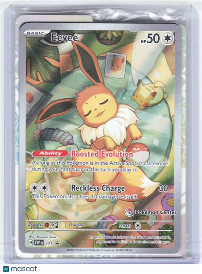 2025 Pokemon—Eevee #173 Scarlet & Violet Promos—Foil (Pokemon Center) [Sealed]