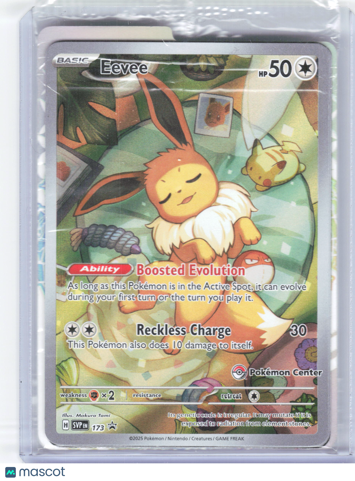 2025 Pokemon—Eevee #173 Scarlet & Violet Promos—Foil (Pokemon Center) [Sealed]