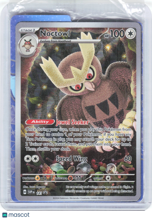 2024 Pokemon—Noctowl #141 Scarlet & Violet Promos—Foil [Sealed w/ Dividers]