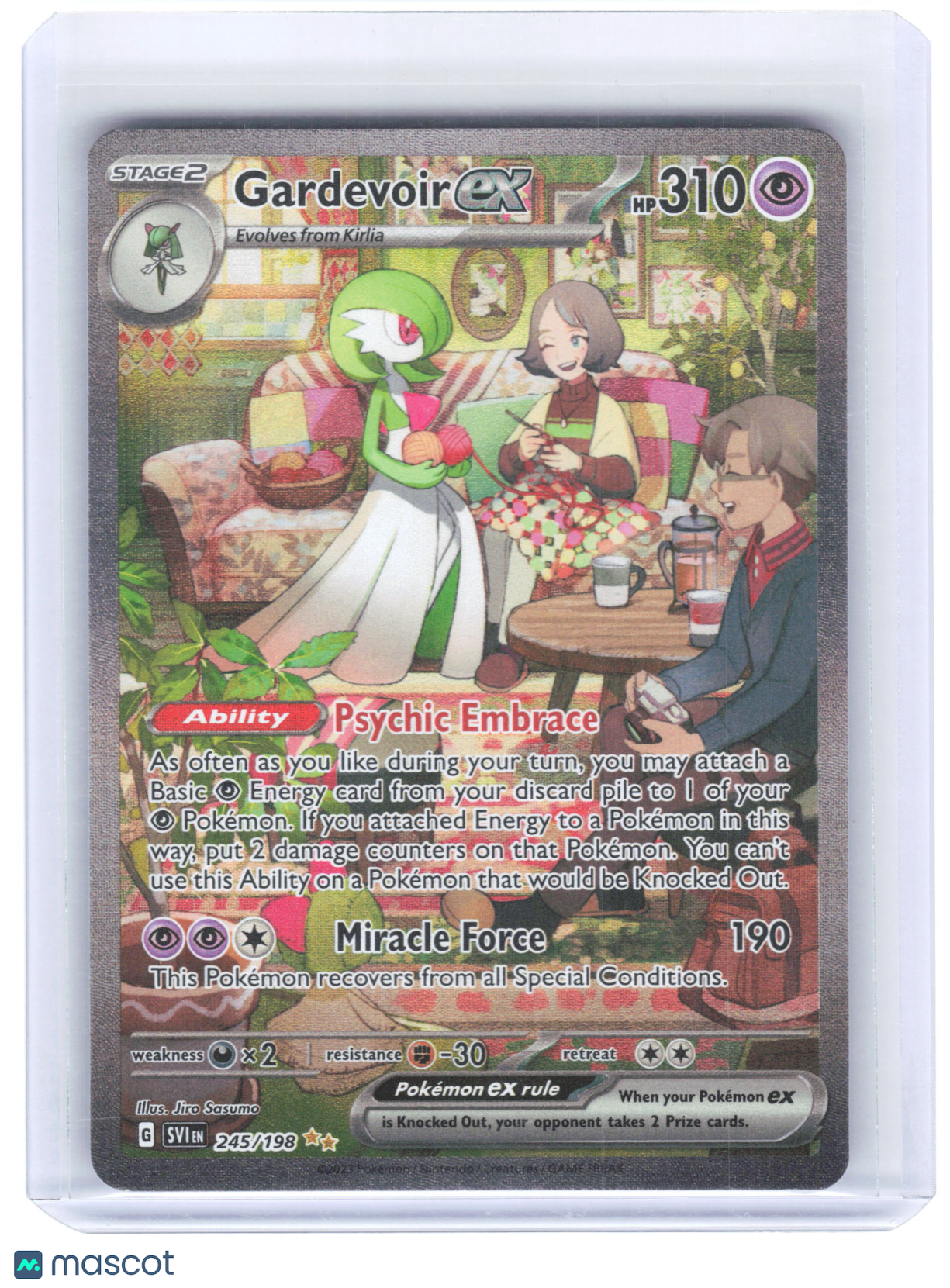 2023 Pokemon—Gardevoir ex #245/198 Scarlet & Violet—SIR Holo