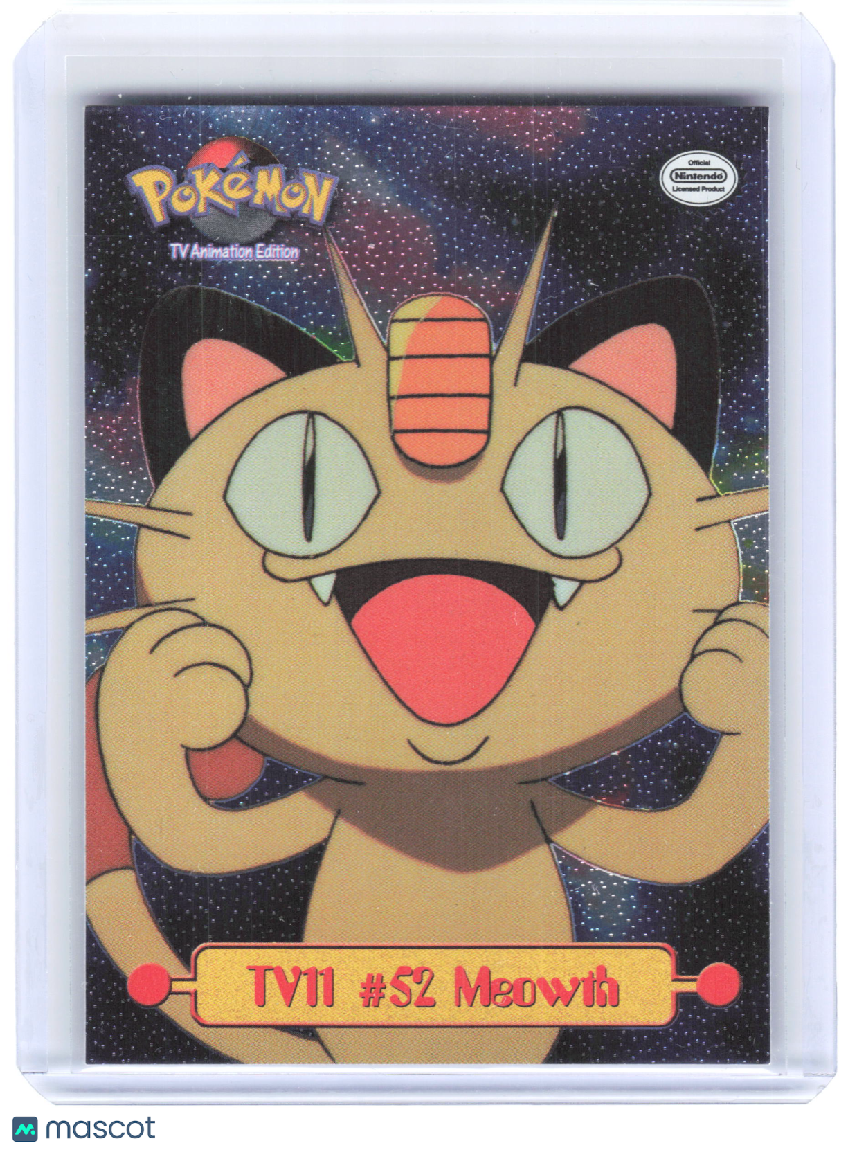 1999 Tops Pokémon TV Animation Edition Meowth Foil #TV11 #52