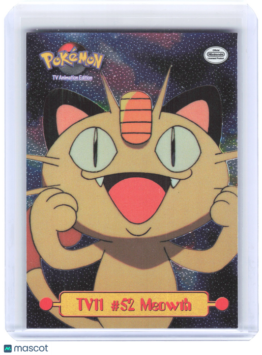 1999 Tops Pokémon TV Animation Edition Meowth Foil #TV11 #52