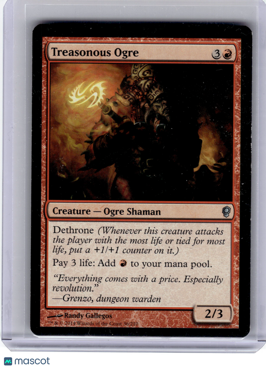 2014 Magic: The Gathering Treasonous Ogre Conspiracy Uncommon Non-Foil #36